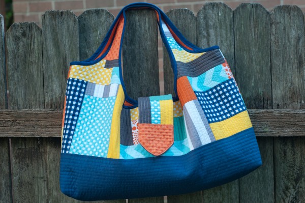 Riley Blake Challenge - Quilt As You Go Bag