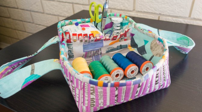 Social Tote - a portable sewing caddy
